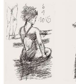 Guillermo Roux, en el Bellas Artes, reúne 290 dibujos en birome