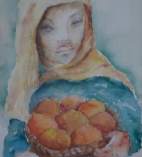 Vendedora de naranjas