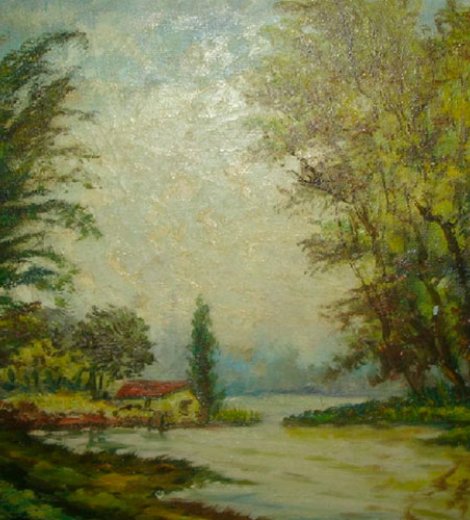 Rancho junto al río