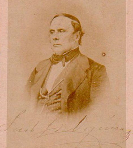 Carte de visite del general Justo José de Urquiza