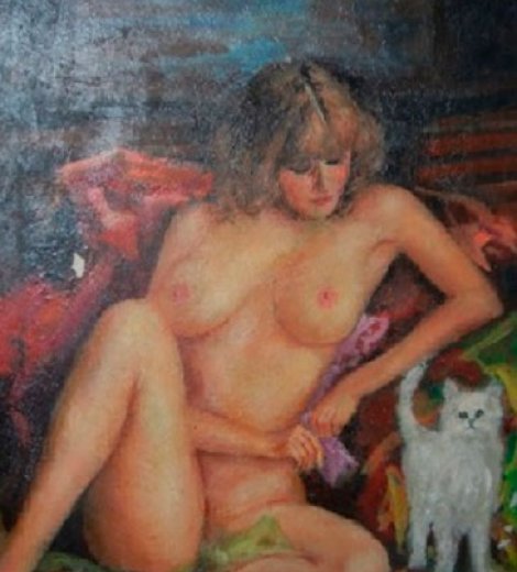 Desnudo y gato