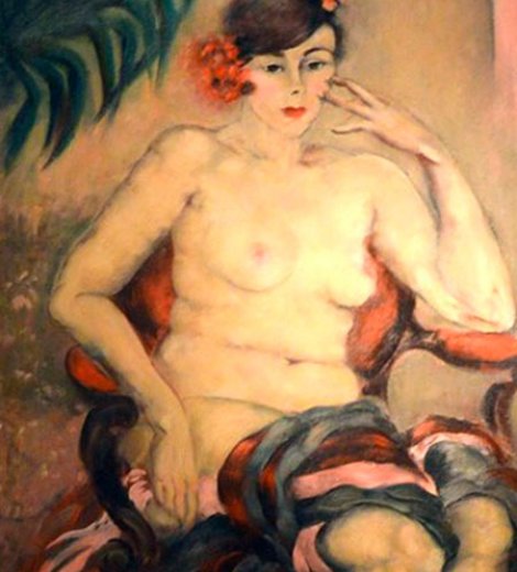 Composición con desnudo