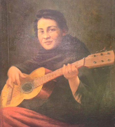 Mujer con guitarra