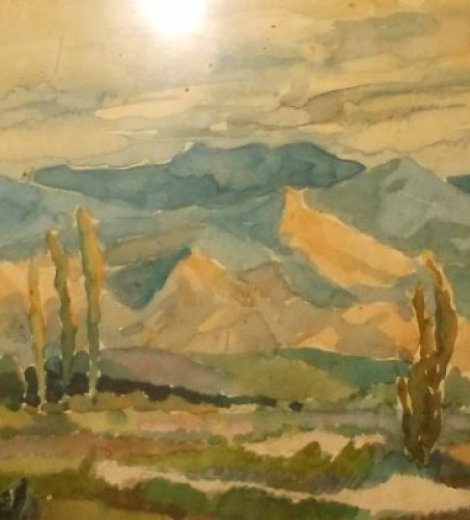 Paisaje en gris, Mendoza