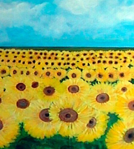 Campo de girasoles