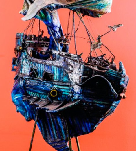 Galeón azul