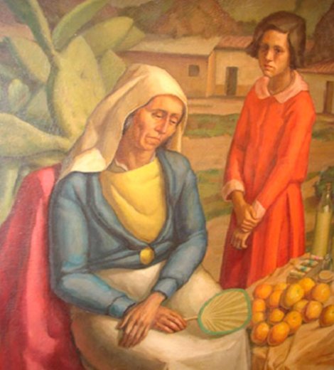 La vendedora de naranjas
